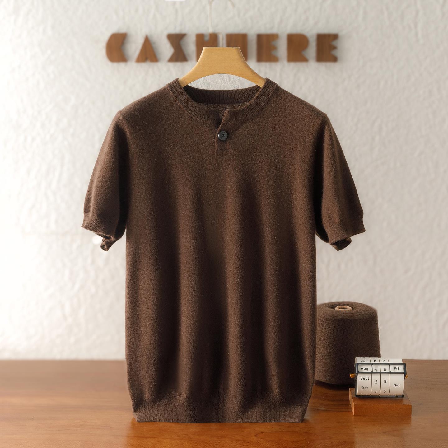Pure Cashmere Men s Short Sleeve Round Neck T-shirt - Versatile Fashion for Spring/Autumn M - 115-135 lbs
Pure Cashmere Men s Short Sleeve Round Neck T-shirt - Versatile Fashion for Spring/Autumn M - 115-135 lbs