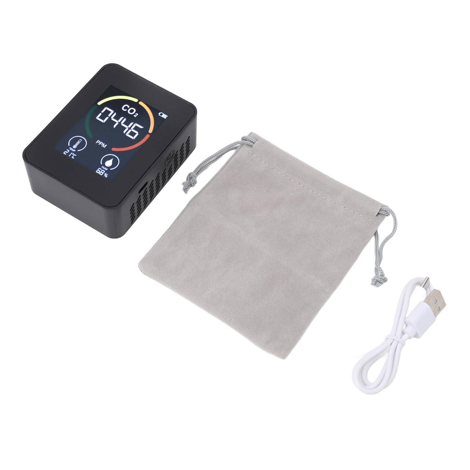 Air Quality Meter Colorful Display Portable Versatile CO2 Temperature Humidity Sensor Detector
Air Quality Meter Colorful Display Portable Versatile CO2 Temperature Humidity Sensor Detector