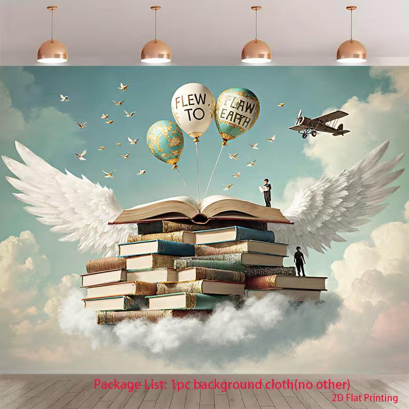2D Artistic Surreal Library Tapestry for Content Creation & Home Decor 47.2x31.5inch/120*80cm
2D Artistic Surreal Library Tapestry for Content Creation & Home Decor 47.2x31.5inch/120*80cm