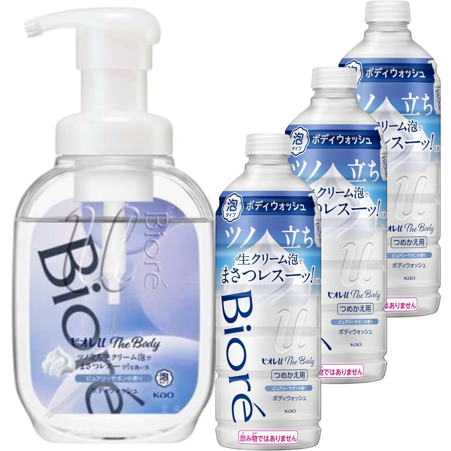 Biore U The Body Foam Type Purely Savon Pump Refill 440 мл Бонус включен 1 Body 3 Refills Set + +
Biore U The Body Foam Type Purely Savon Pump Refill 440 мл Бонус включен 1 Body 3 Refills Set + +
