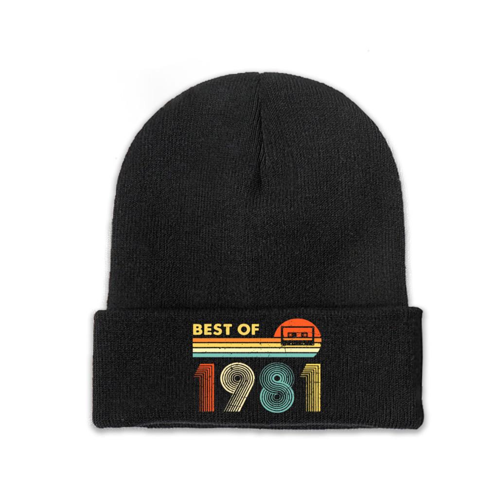 Vintage Best Of 1981 до 40-річчя 40-річчя В язані шапки для жінок Шапочки унісекс Осінньо-зимові шапки Поліестерові шапки в стилі хіп-хоп One Size
Vintage Best Of 1981 до 40-річчя 40-річчя В язані шапки для жінок Шапочки унісекс Осінньо-зимові шапки Поліестерові шапки в стилі хіп-хоп One Size