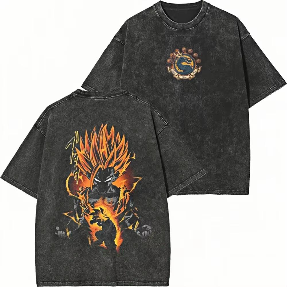 Drago Majin Buu Washed Graphic Print T-Shirt Unisex Summer Short Sleeve Pure Streetwear Tees S
Drago Majin Buu Washed Graphic Print T-Shirt Unisex Summer Short Sleeve Pure Streetwear Tees S