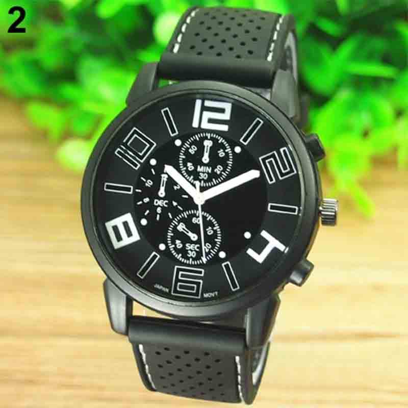 Casual Quartz Analog Silicone Stainless Steel Dial Sports WristWatch One Size білий
Casual Quartz Analog Silicone Stainless Steel Dial Sports WristWatch One Size білий