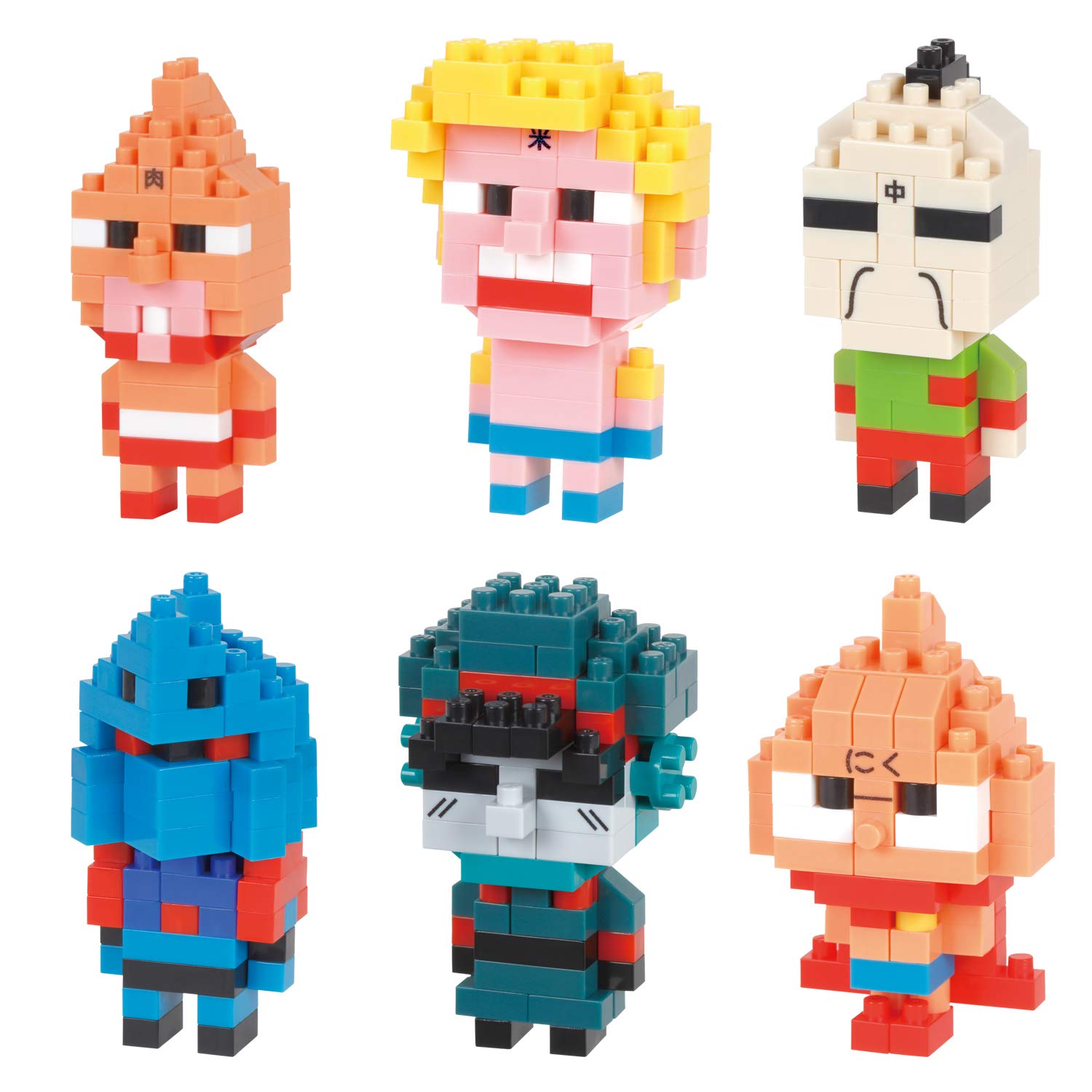Kawada Nano Block Mini Nano Kinnikuman NBMC13S BOX продукт 1BOX 6 штук, всего 6 типов
Kawada Nano Block Mini Nano Kinnikuman NBMC13S BOX продукт 1BOX 6 штук, всего 6 типов