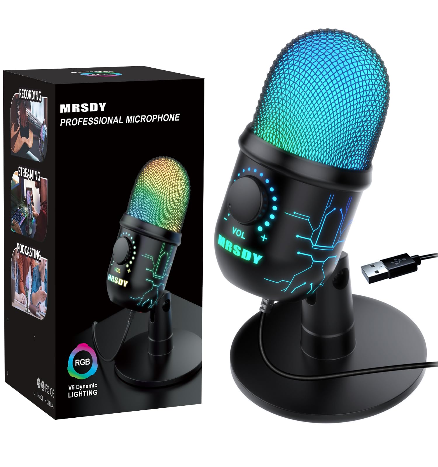 MRSDY игровой микрофон USB компьютерный микрофон конденсаторный микрофон для подкастов для студийной записи потоковая передача YouTube с разъемом для наушников светодиодная подсветка отключение звука
MRSDY игровой микрофон USB компьютерный микрофон конденсаторный микрофон для подкастов для студийной записи потоковая передача YouTube с разъемом для наушников светодиодная подсветка отключение звука