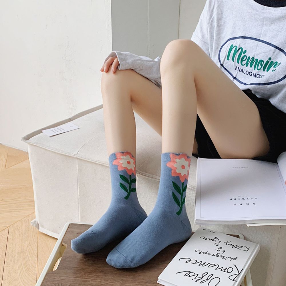 Fashion Design Girls Gift Tulip Korean Style Socks Mid-Tube Socks Women Socks Cotton Hosiery чёрный
Fashion Design Girls Gift Tulip Korean Style Socks Mid-Tube Socks Women Socks Cotton Hosiery чёрный