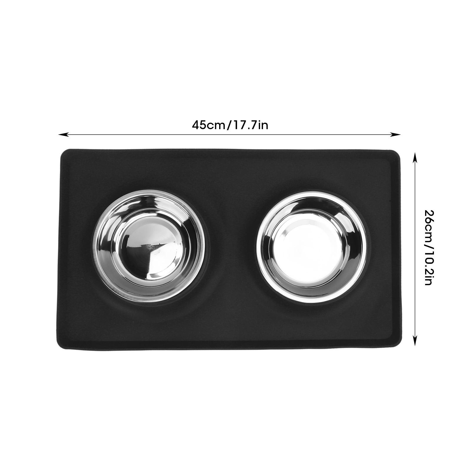 Pet Bowl Silicone AntiSlip Foldable Water Dish Feeding Dual Bowl for Small Medium Dogs Cats(Black )
Pet Bowl Silicone AntiSlip Foldable Water Dish Feeding Dual Bowl for Small Medium Dogs Cats(Black )