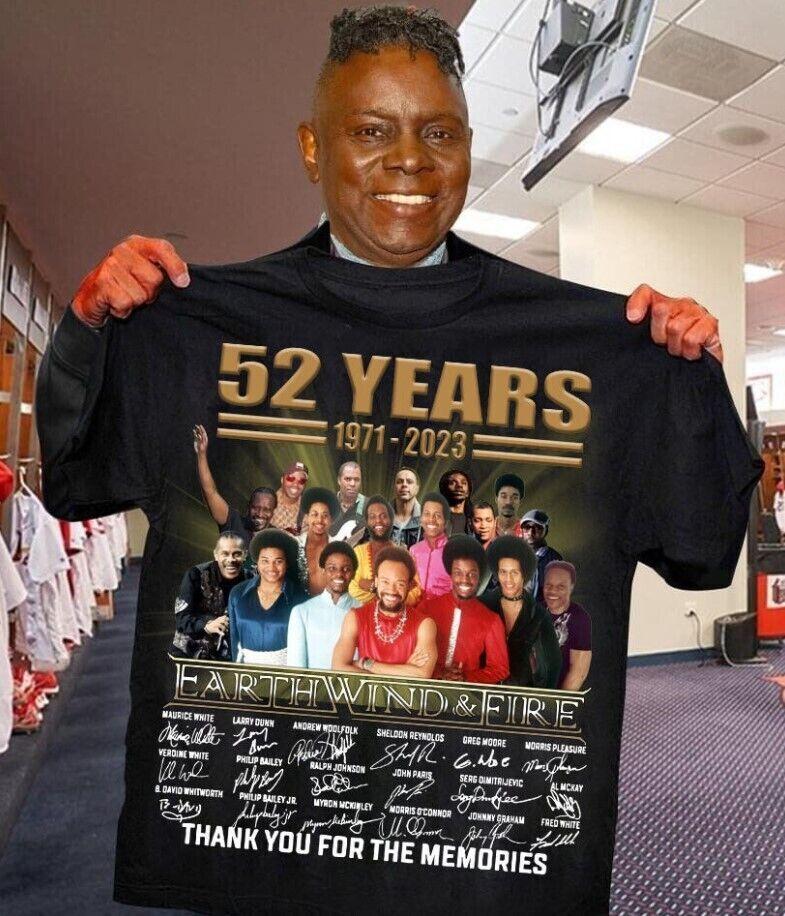 52 Years 1971 2023 Earth Wind Fire Thank You For The Memories Shirt Unisex T-Shirt M
52 Years 1971 2023 Earth Wind Fire Thank You For The Memories Shirt Unisex T-Shirt M