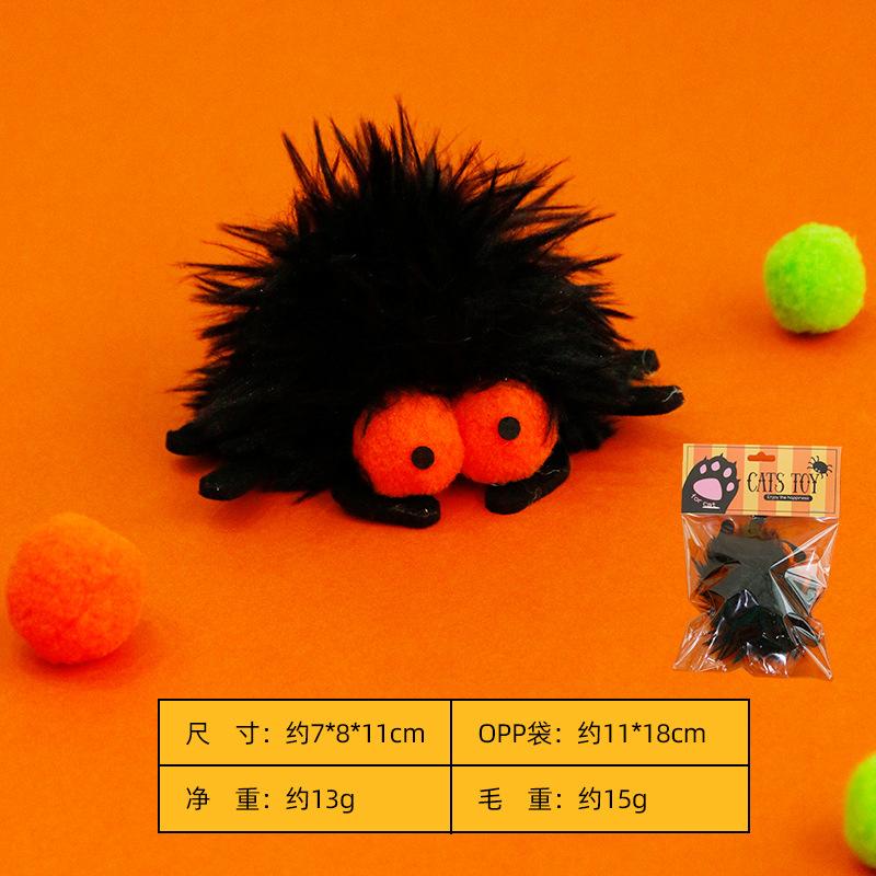 Halloween Catnip Toys That Can t Be Easily Bitten Funny Cat Pet Supplie Plush Long Haired Spiders with Bells Interactive Cat Toy чорний
Halloween Catnip Toys That Can t Be Easily Bitten Funny Cat Pet Supplie Plush Long Haired Spiders with Bells Interactive Cat Toy чорний
