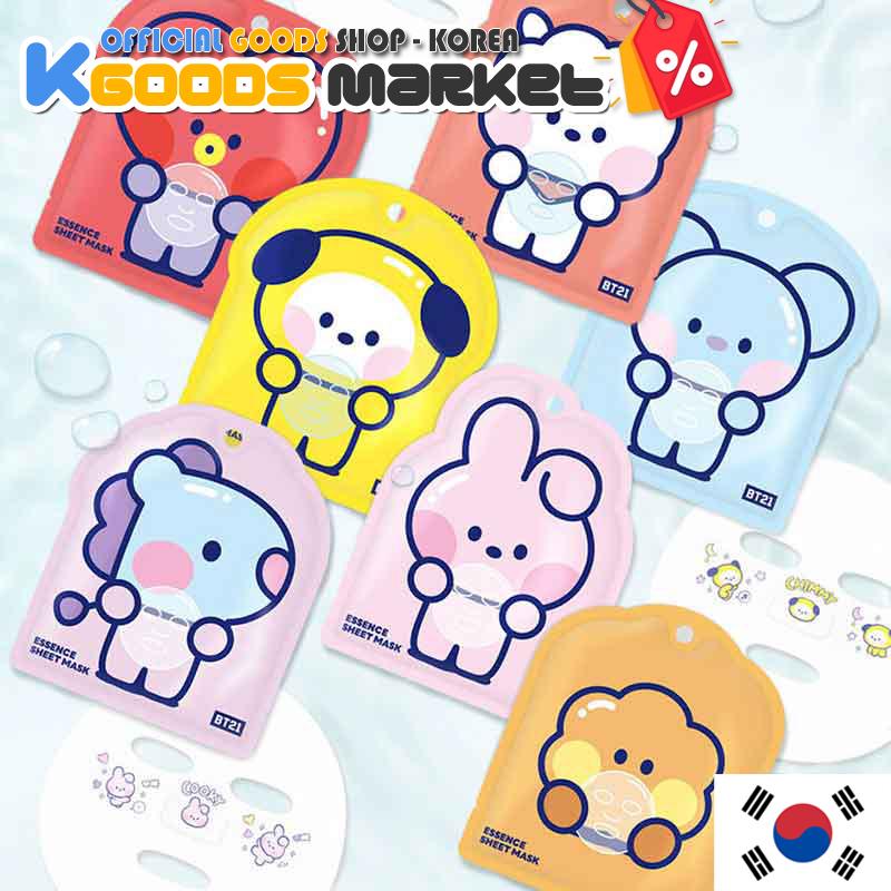 BT21 Minini Essence Тканевая маска Officia Goods
BT21 Minini Essence Тканевая маска Officia Goods