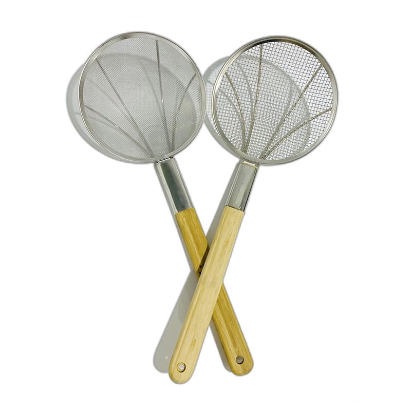 Stainless Steel Fine Mesh Strainer Skimmer with Wooden Handle
Stainless Steel Fine Mesh Strainer Skimmer with Wooden Handle