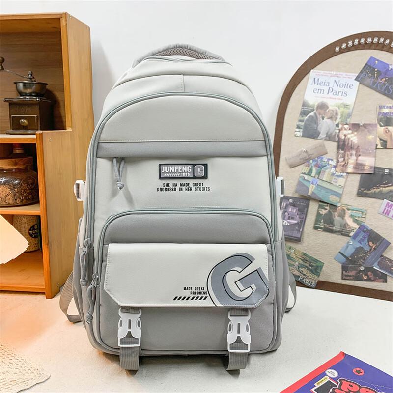 College Style Color Block Backpack
College Style Color Block Backpack
