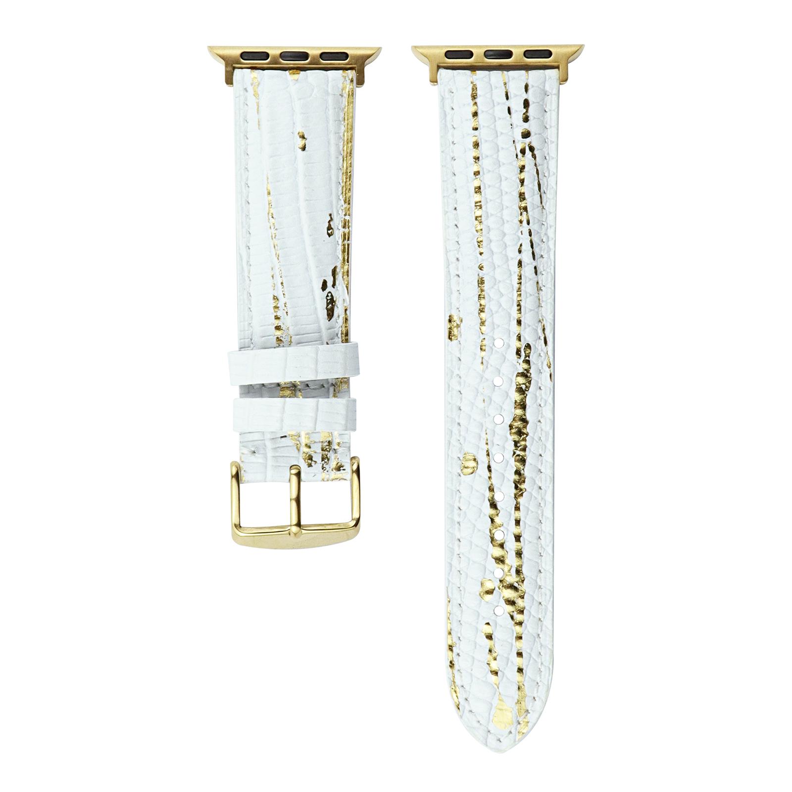 Watch Band for Apple Watch Series 10 42mm/9 8 7 41mm/SE (2023) SE (2022) SE 6 5 4 40mm/3 2 1 38mm Lizard Texture Leather Watchband White
Watch Band for Apple Watch Series 10 42mm/9 8 7 41mm/SE (2023) SE (2022) SE 6 5 4 40mm/3 2 1 38mm Lizard Texture Leather Watchband White