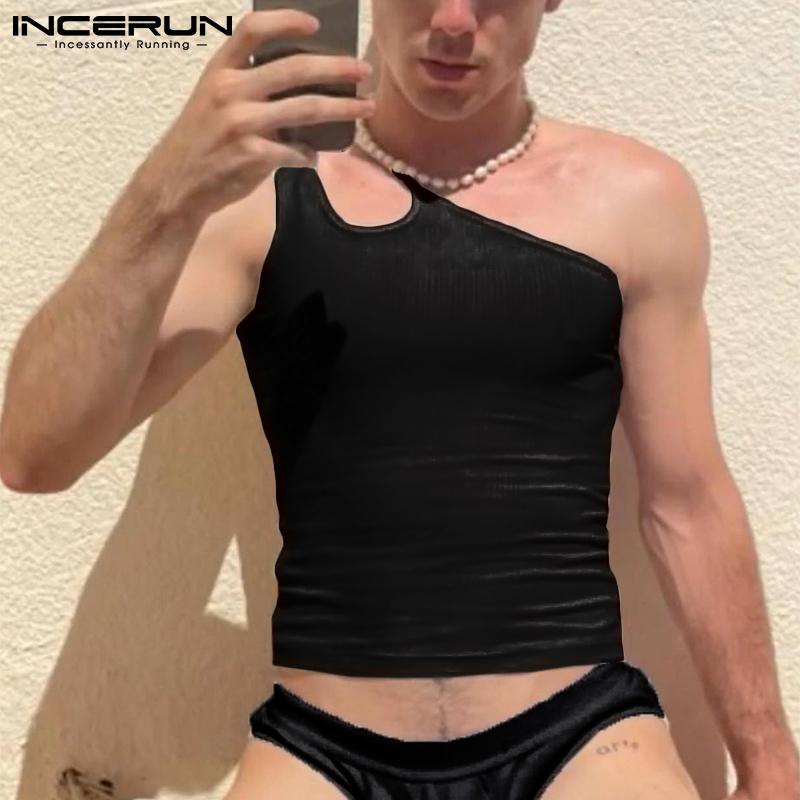INCERUN Летняя мода Мужчины Сексуальный стретч-жилет Блузка Одна манжета Вечеринка Урожай Фантазия Ремни Холтер Клубная одежда Топы Tee S-5XL
INCERUN Летняя мода Мужчины Сексуальный стретч-жилет Блузка Одна манжета Вечеринка Урожай Фантазия Ремни Холтер Клубная одежда Топы Tee S-5XL