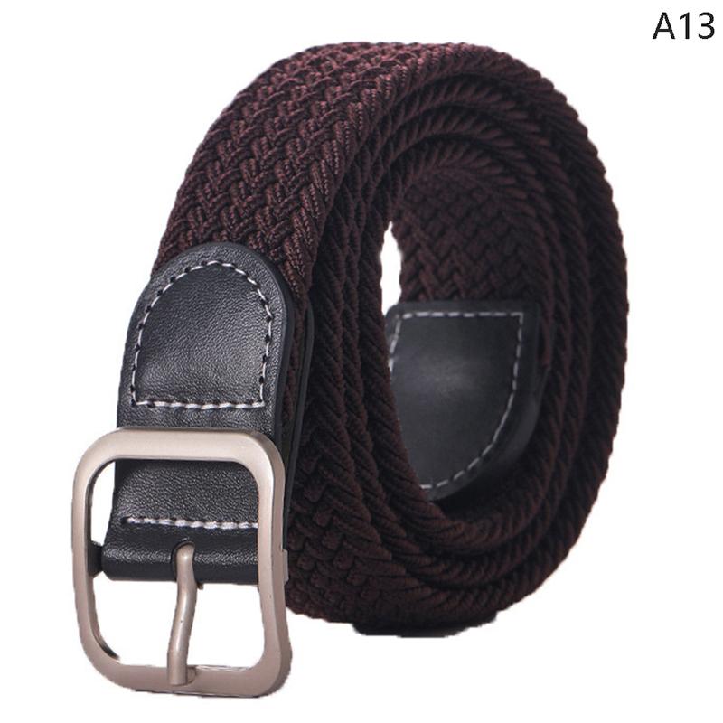 Пояс з полотна та плетеної шкіри, жіночі джинси, що підходять до всього, штани без проколів A13
Пояс з полотна та плетеної шкіри, жіночі джинси, що підходять до всього, штани без проколів A13