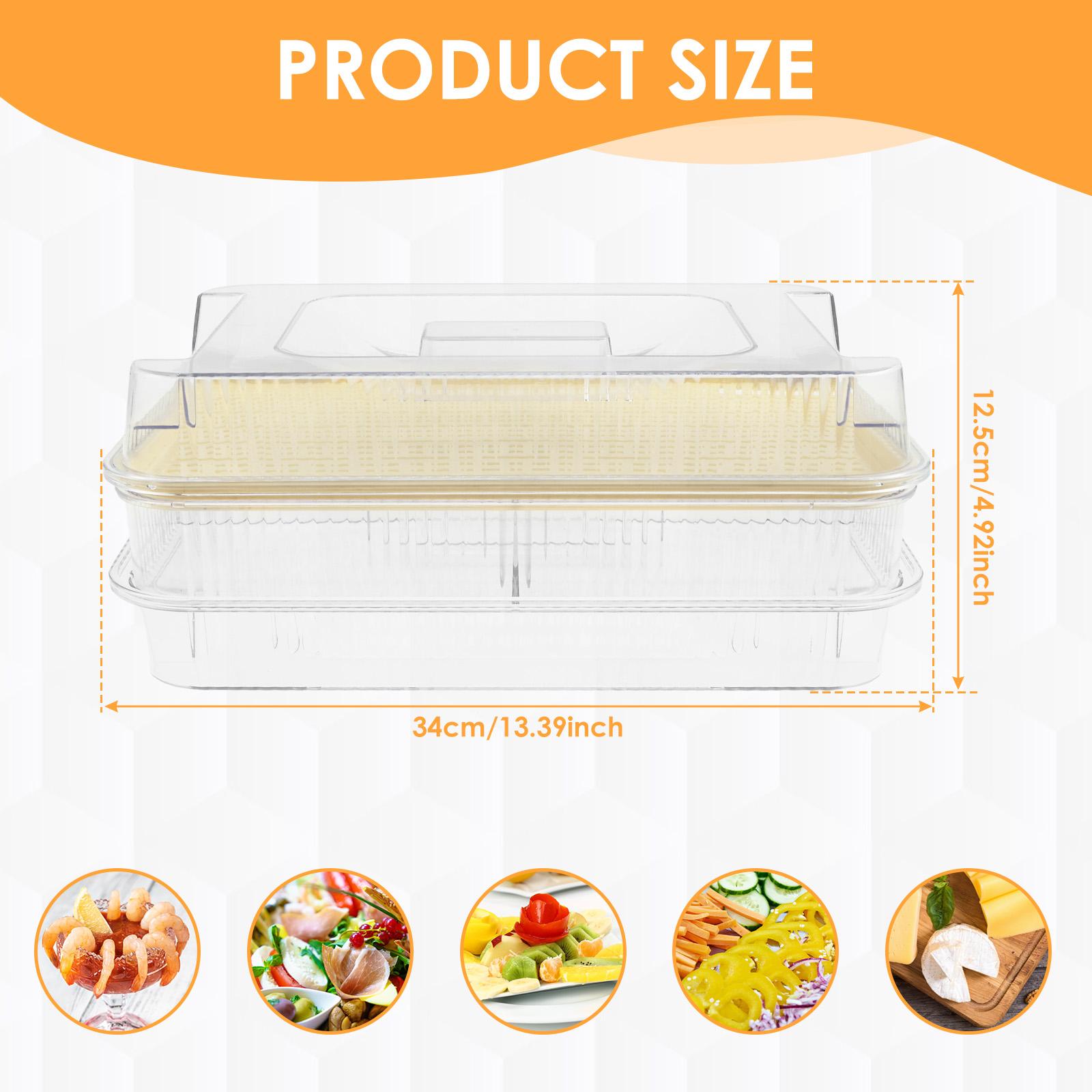 3Layers Plastic Clear Chilled Party Platter With Lid Lightweight Detachable Fruit Ice Serving Tray for Shrimp Cocktail Appetizer прозрачный
3Layers Plastic Clear Chilled Party Platter With Lid Lightweight Detachable Fruit Ice Serving Tray for Shrimp Cocktail Appetizer прозрачный