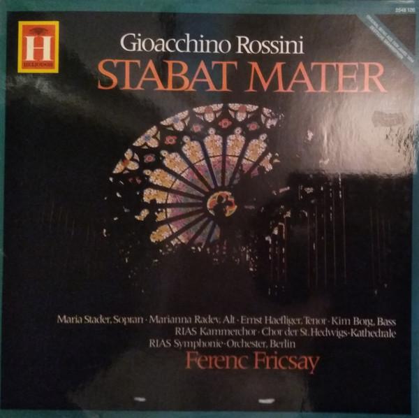 LP Record GIOACCHINO ROSSINI RIAS SYMPHONIE Stabat Mater 2548126 HELIODOR Germany Classical Used
LP Record GIOACCHINO ROSSINI RIAS SYMPHONIE Stabat Mater 2548126 HELIODOR Germany Classical Used