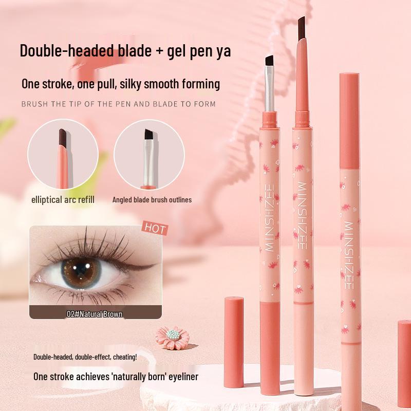 Mingxi Zhi Double-Headed Blade Brush Eyeliner - Waterproof, Smudge-Proof, Long-Lasting, Highly Pigmented, Beginner-Friendly (MM3010) 60mg
Mingxi Zhi Double-Headed Blade Brush Eyeliner - Waterproof, Smudge-Proof, Long-Lasting, Highly Pigmented, Beginner-Friendly (MM3010) 60mg