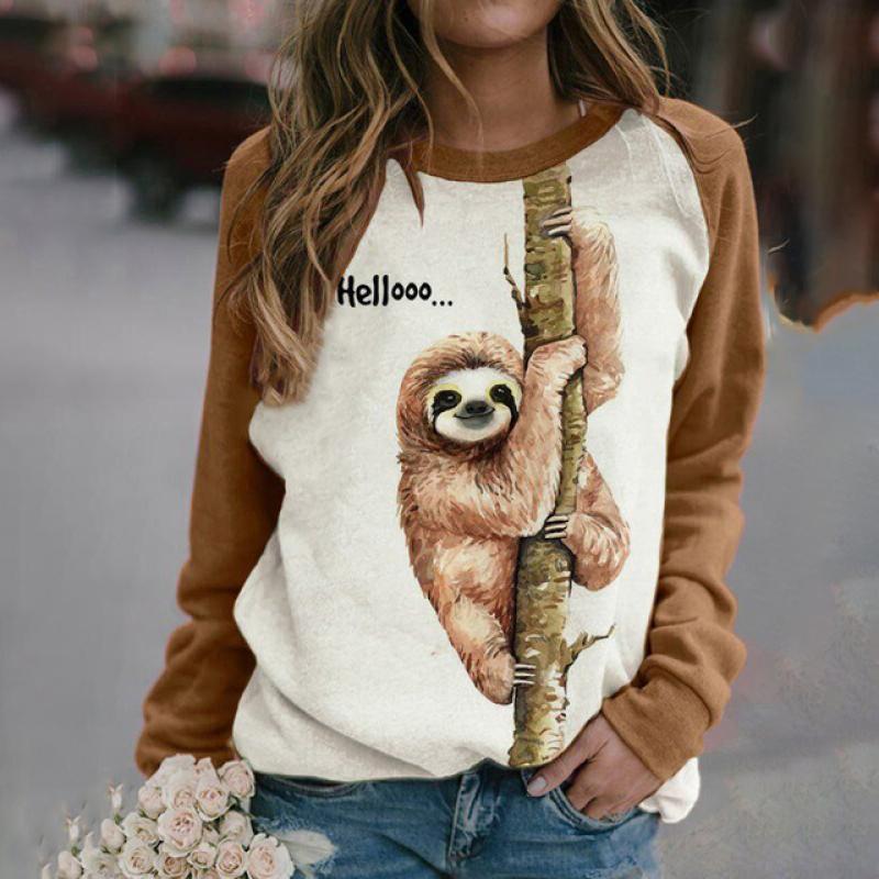 Женские топы с круглым вырезом, забавный милый кот, Повседневная толстовка с принтом Kawaii, пуловер с рисунком животных, женская одежда S
Женские топы с круглым вырезом, забавный милый кот, Повседневная толстовка с принтом Kawaii, пуловер с рисунком животных, женская одежда S