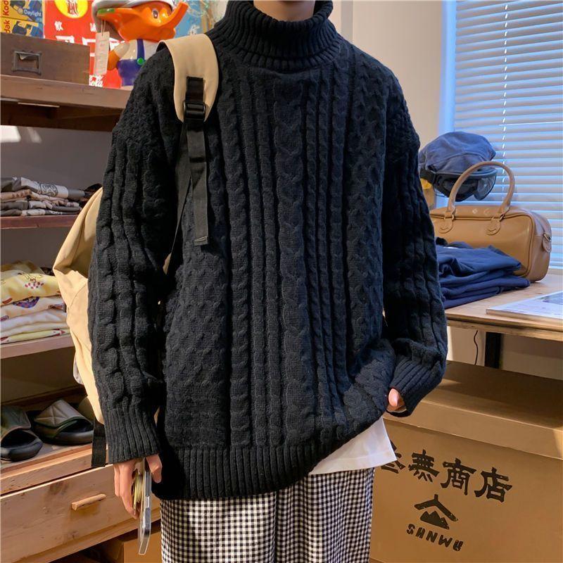 Свитер с высоким воротником для мужчин, осенне-зимний утолщенный теплый вязаный пуловер в стиле ретро в стиле ретро 3XL чёрный
Свитер с высоким воротником для мужчин, осенне-зимний утолщенный теплый вязаный пуловер в стиле ретро в стиле ретро 3XL чёрный