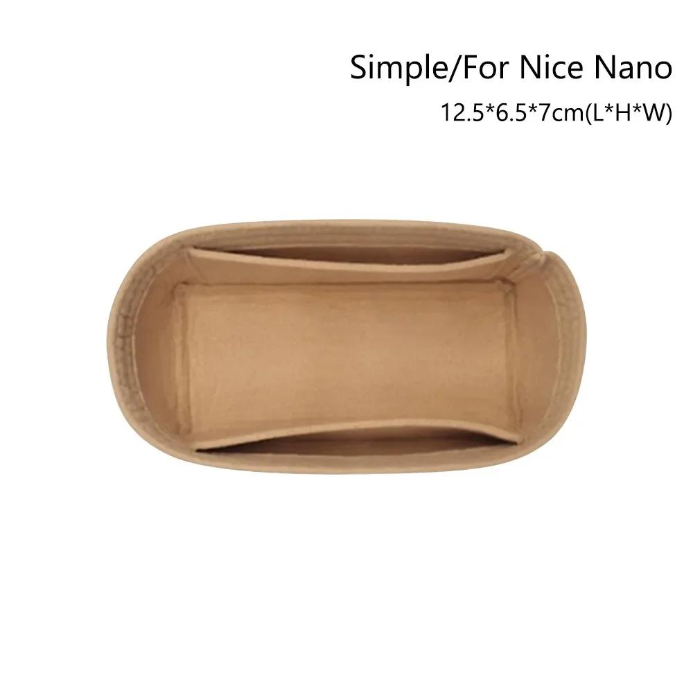 Handbag Insert Bag Felt Purse Liner Internal Bag Bag Organizer Portable Bag Support Storage Pouch For LV Nice Nano/Mini/BB Other
Handbag Insert Bag Felt Purse Liner Internal Bag Bag Organizer Portable Bag Support Storage Pouch For LV Nice Nano/Mini/BB Other