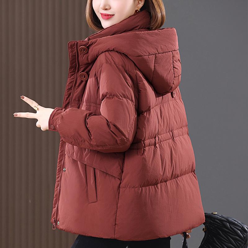 Women s Medium-Length Hooded Down Jacket – Winter Thicken Casual Coat, Hip-Covering, Cotton-Padded for Middle-Aged Moms. XL (130-145 Jin)
Women s Medium-Length Hooded Down Jacket – Winter Thicken Casual Coat, Hip-Covering, Cotton-Padded for Middle-Aged Moms. XL (130-145 Jin)