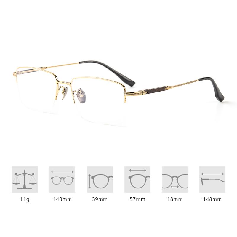 Redwood Temple Design Environment Protection Recyclable Glasses Frame Pure Titanium Half Frame Eyewear Business Elite Eyewear No Lens золотой
Redwood Temple Design Environment Protection Recyclable Glasses Frame Pure Titanium Half Frame Eyewear Business Elite Eyewear No Lens золотой