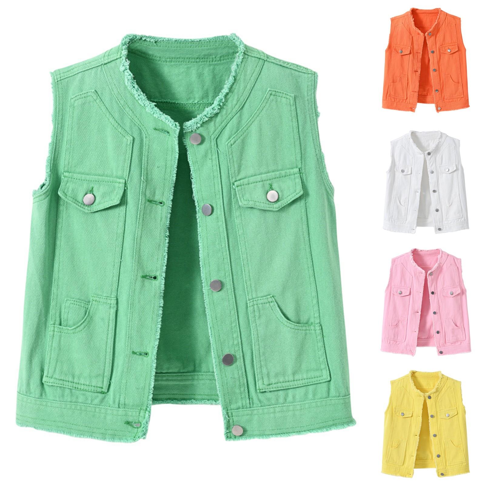 Women s Fashion Solid Color Sleeveless Pocket Short Haired Open Top Vest Coat M жовтий
Women s Fashion Solid Color Sleeveless Pocket Short Haired Open Top Vest Coat M жовтий