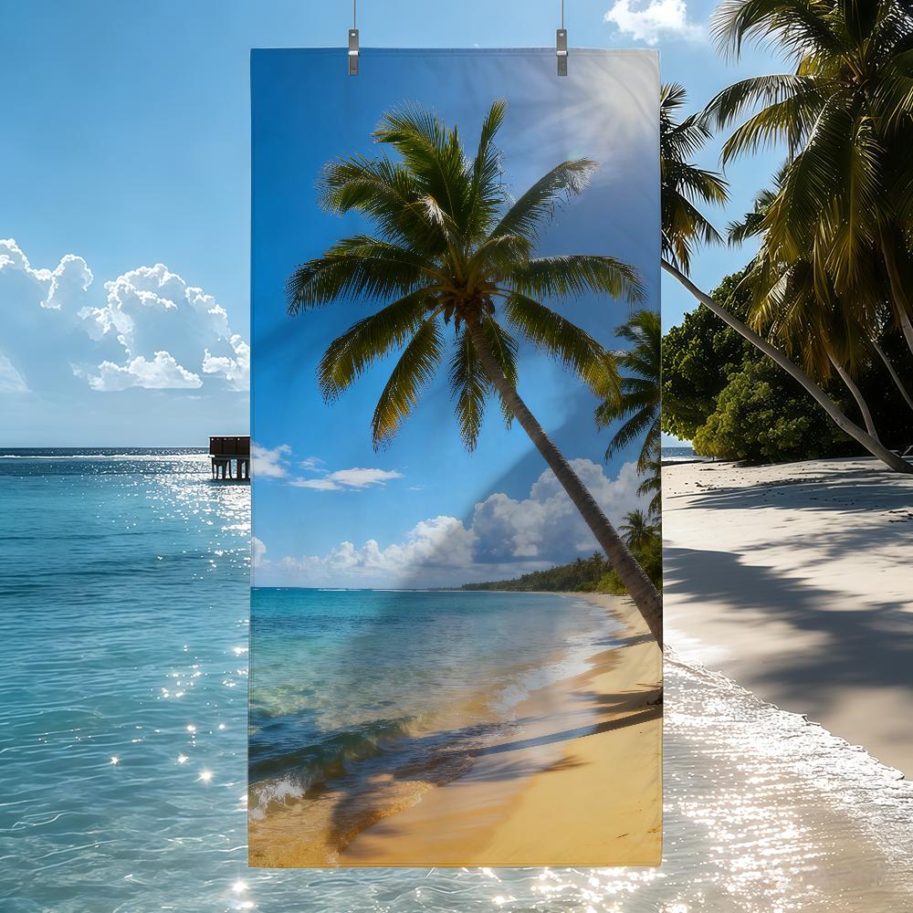 tropical plant printed Coconut Tree Towel Quick Drying Beach Towels Are Suitable For Swimming Pools Camping Yoga And The Gym W30*H60(CM)
tropical plant printed Coconut Tree Towel Quick Drying Beach Towels Are Suitable For Swimming Pools Camping Yoga And The Gym W30*H60(CM)