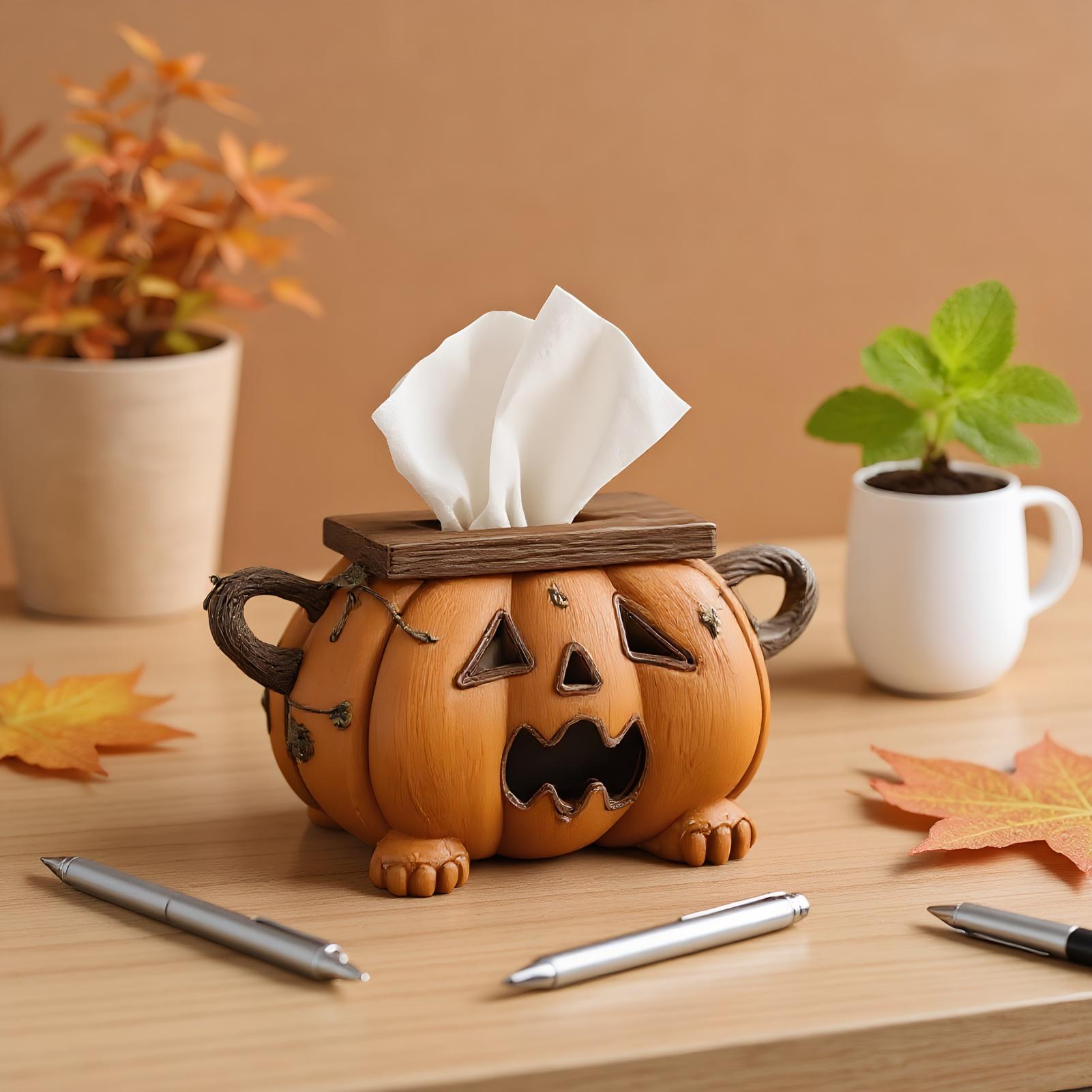 Halloween pumpkin tissue box holder Home Napkin Organizer Pumpkin Shaped Decorative Dispenser Organizer Halloween decoration China Mainland
Halloween pumpkin tissue box holder Home Napkin Organizer Pumpkin Shaped Decorative Dispenser Organizer Halloween decoration China Mainland