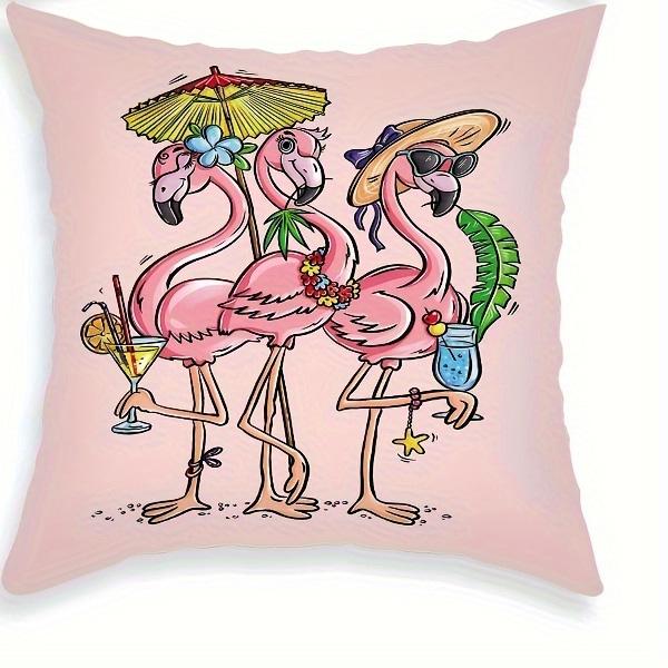 1/4pcs Summer Beach Pink Flamingo Throw Pillow Covers Tropical Vacation Cushion Cases for Home Decor Cushion cover 45x45cm-1pcs
1/4pcs Summer Beach Pink Flamingo Throw Pillow Covers Tropical Vacation Cushion Cases for Home Decor Cushion cover 45x45cm-1pcs