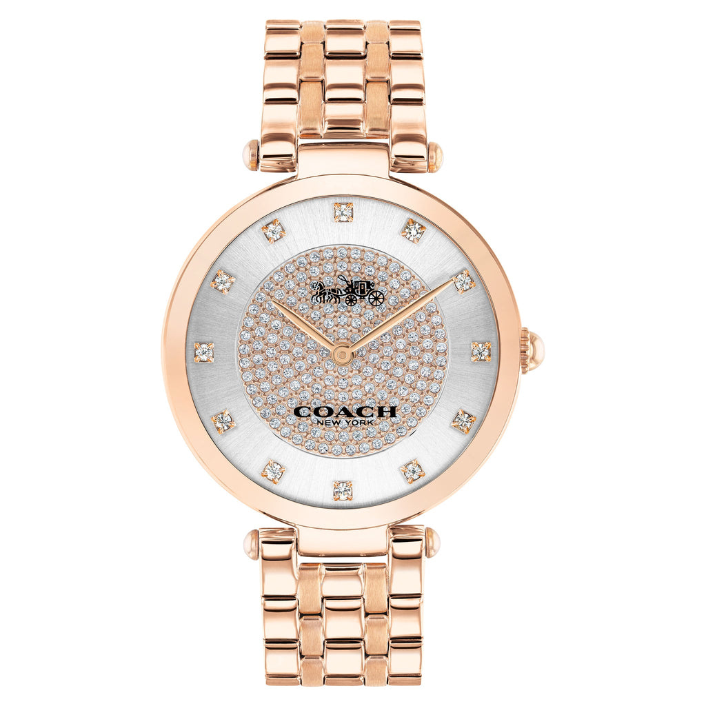 Coach Park Silver Dial Rose Gold Steel Strap Watch for Women - 14503735
Coach Park Silver Dial Rose Gold Steel Strap Watch for Women - 14503735