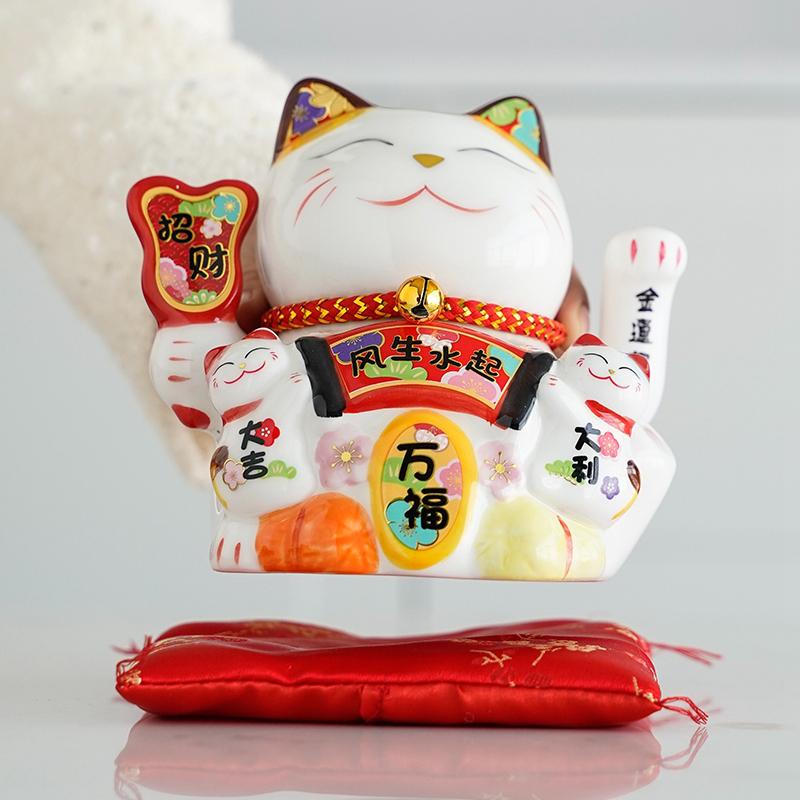 5-дюймовый керамический манящий кот, машущий рукой, кот Плутос, работающий на батарейках, Манеки Неко, украшение для дома, счастливый кот, лучший подарок
5-дюймовый керамический манящий кот, машущий рукой, кот Плутос, работающий на батарейках, Манеки Неко, украшение для дома, счастливый кот, лучший подарок