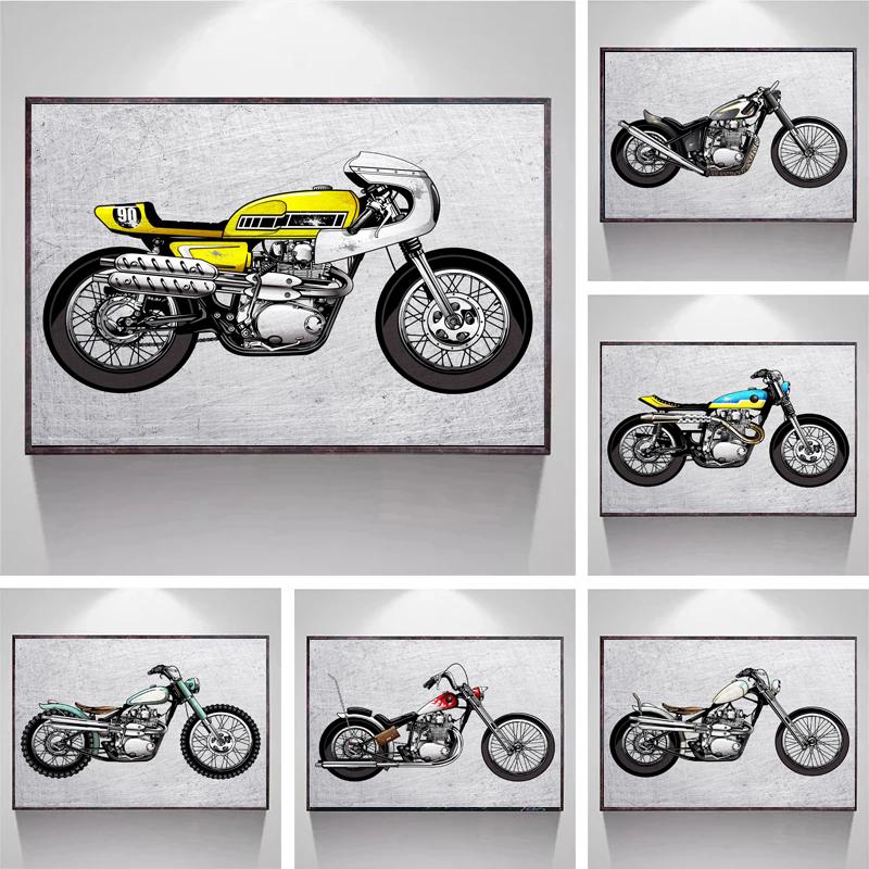 Vintage Oil Painting Cartoon Locomotive Various Types of Motorcycles Poster Canvas Painting Wall Art Pictures Home Decor 21cm×30cm NoFrame
Vintage Oil Painting Cartoon Locomotive Various Types of Motorcycles Poster Canvas Painting Wall Art Pictures Home Decor 21cm×30cm NoFrame