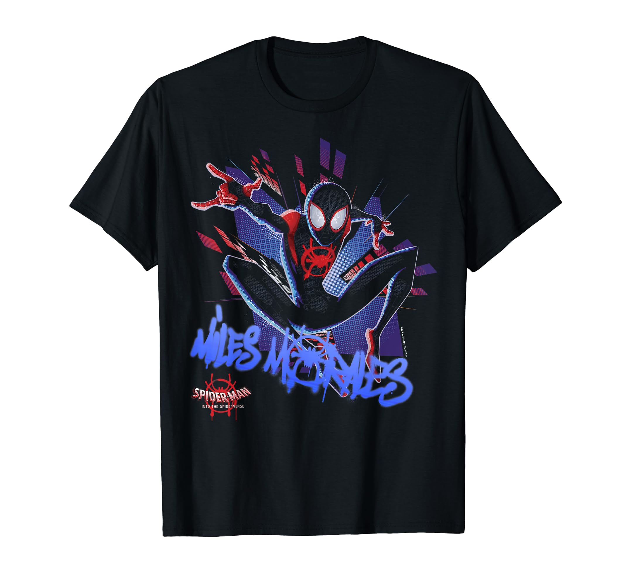 Marvel Spider-Man Into the Spider-Verse Graffiti Explosion T-Shirt
Marvel Spider-Man Into the Spider-Verse Graffiti Explosion T-Shirt