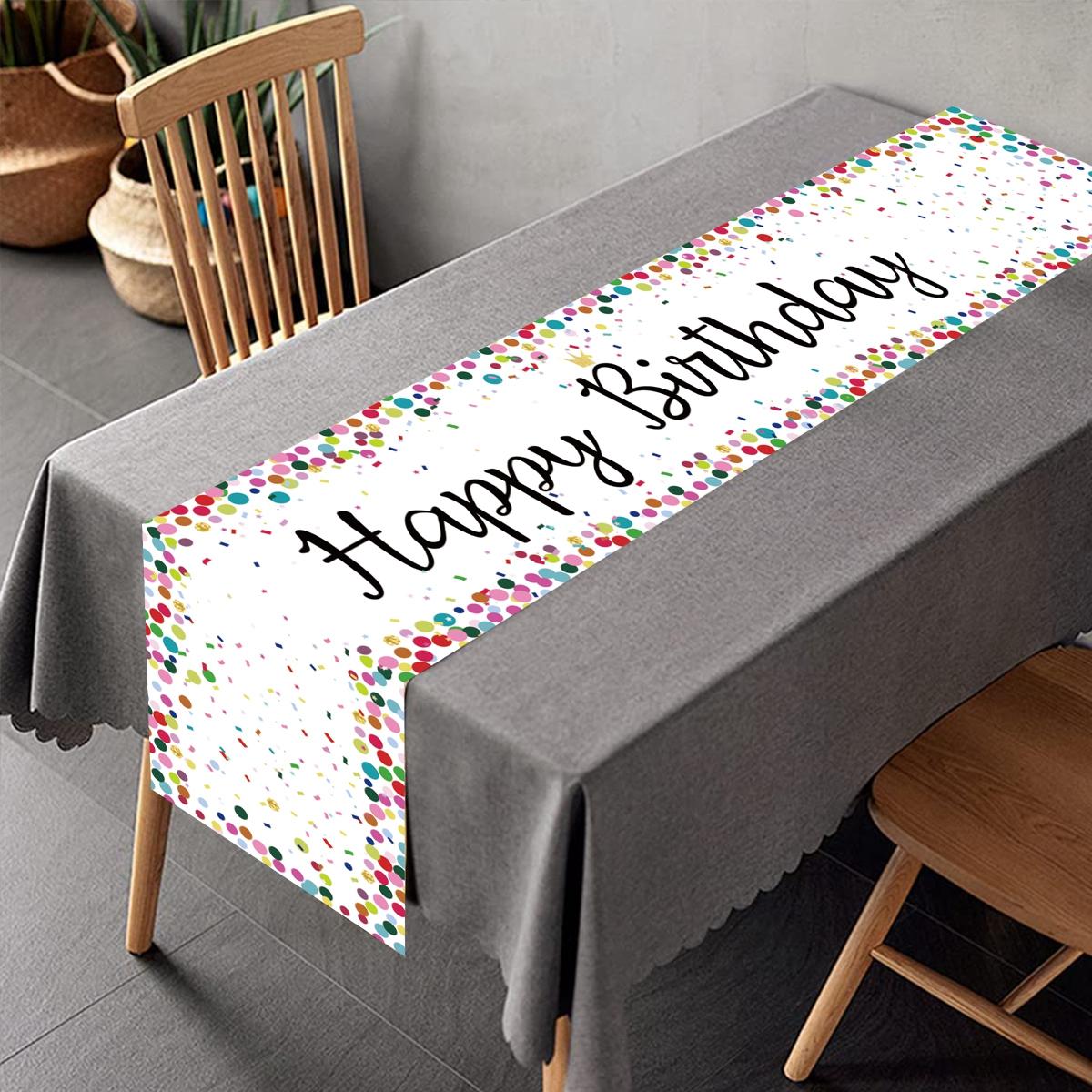 Black Gold Birthday Table Runner Table Cover Happy Birthday Party Decorations For Kids Adults Home 1st Bithday Table Decor
Black Gold Birthday Table Runner Table Cover Happy Birthday Party Decorations For Kids Adults Home 1st Bithday Table Decor