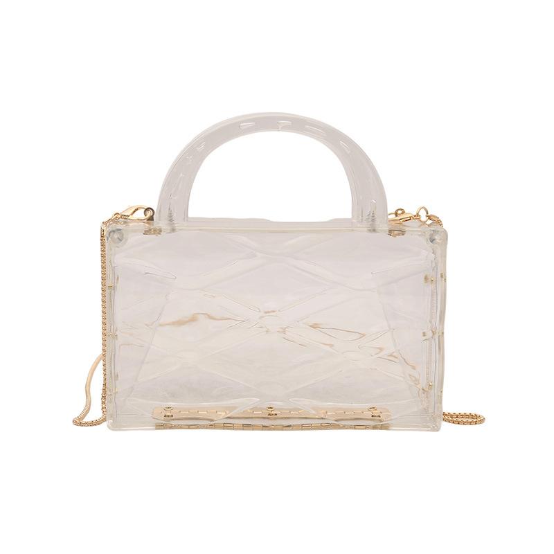 Acrylic transparent jelly bag 2025 Mori soft girl fashion ice crack personalized portable messenger box bag
Acrylic transparent jelly bag 2025 Mori soft girl fashion ice crack personalized portable messenger box bag