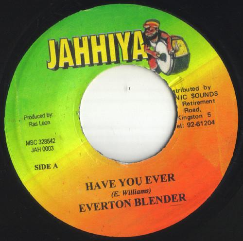 7inch Record EVERTON BLENDER - Have You Ever JAH0003 Jahhiya Jamaica Reggae, Ska & Dub Used
7inch Record EVERTON BLENDER - Have You Ever JAH0003 Jahhiya Jamaica Reggae, Ska & Dub Used