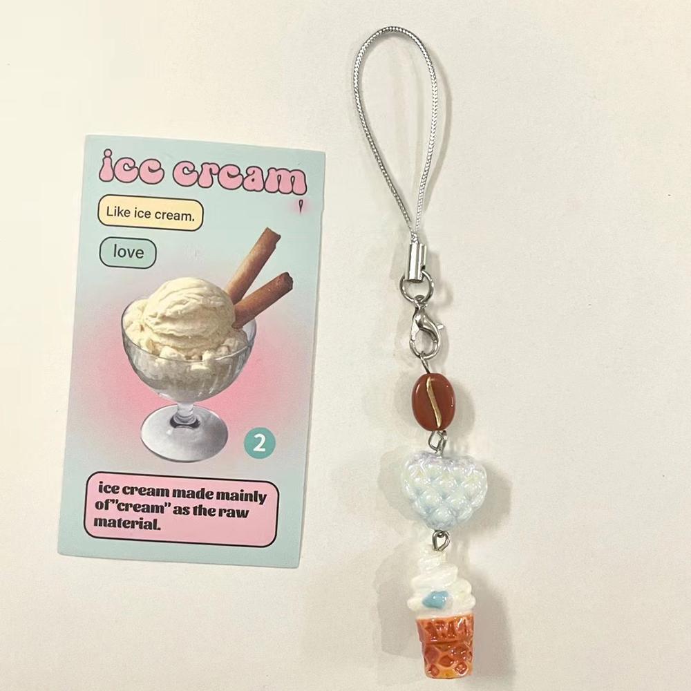 Korean Cute Ice Cream Heart Pendant Phone Charm Chain Keycord Rope For iPhone Key Jewelry Strap Gift Girl Hanging Cord Decor Plastic
Korean Cute Ice Cream Heart Pendant Phone Charm Chain Keycord Rope For iPhone Key Jewelry Strap Gift Girl Hanging Cord Decor Plastic