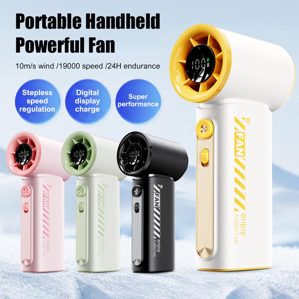 Portable Handheld Turbo Fan 100 Wind Speeds Adjustable Mini Personal Fan USB Rechargeable Battery Operated Electric Pocket Fan Other білий
Portable Handheld Turbo Fan 100 Wind Speeds Adjustable Mini Personal Fan USB Rechargeable Battery Operated Electric Pocket Fan Other білий