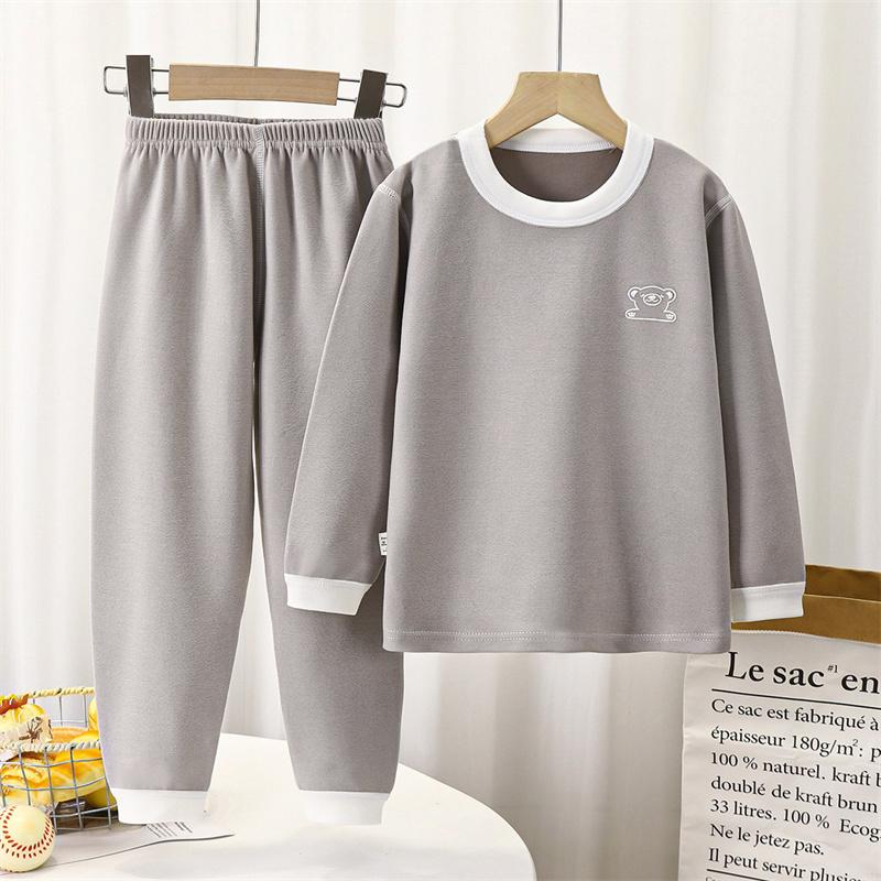 Autumn And Winter Children s Velvet Medium High Neck Striped Thick Warm Underwear Set 90cm
Autumn And Winter Children s Velvet Medium High Neck Striped Thick Warm Underwear Set 90cm