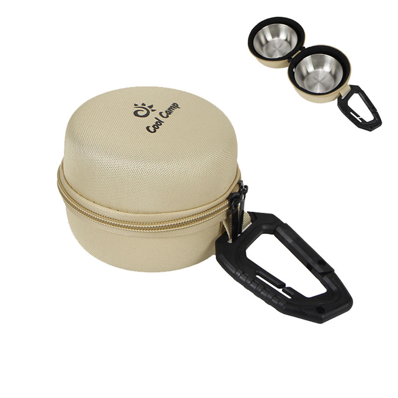 Outdoor Portable Pet Bowl, & Dog Feeding Double Bowl, Quick-Hanging Travel Bag, Pet Supplies Tableware Set One Size
Outdoor Portable Pet Bowl, & Dog Feeding Double Bowl, Quick-Hanging Travel Bag, Pet Supplies Tableware Set One Size