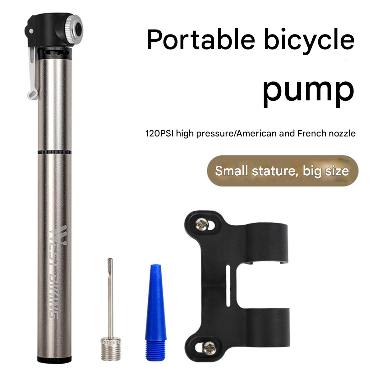 Xiqizhe high pressure bicycle pump aluminum alloy mini portable hose pump outdoor cycling equipment
Xiqizhe high pressure bicycle pump aluminum alloy mini portable hose pump outdoor cycling equipment