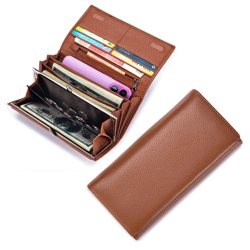 Новый женский длинный кошелек кошелек большой вместимости ретро клип сумка для мобильного телефона многофункциональная сумка-клатч коричневый
Новый женский длинный кошелек кошелек большой вместимости ретро клип сумка для мобильного телефона многофункциональная сумка-клатч коричневый