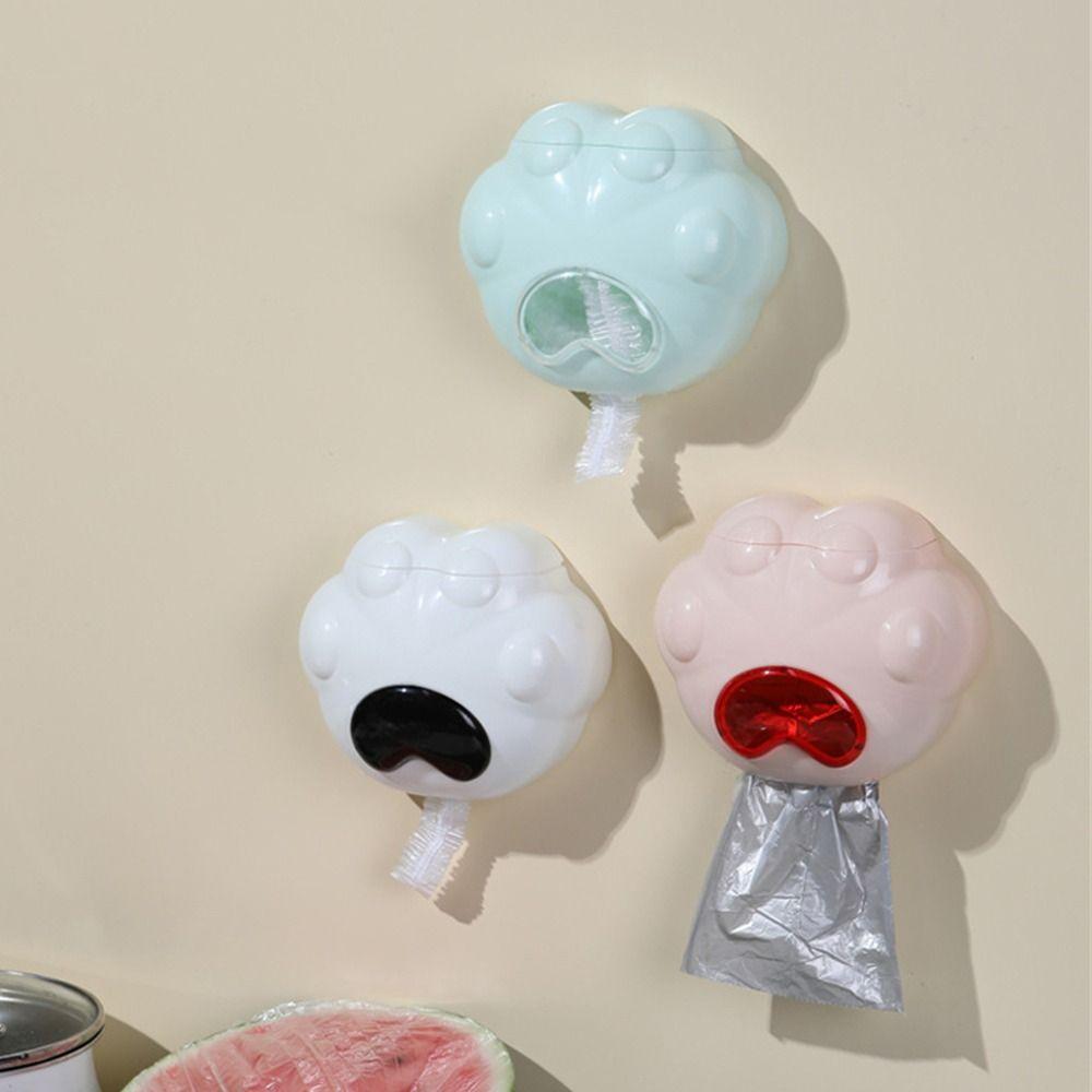 Plastic Cling Film Storage Box Cartoon Wrap Rack Cat Claw Shape Dustproof Box Home білий
Plastic Cling Film Storage Box Cartoon Wrap Rack Cat Claw Shape Dustproof Box Home білий