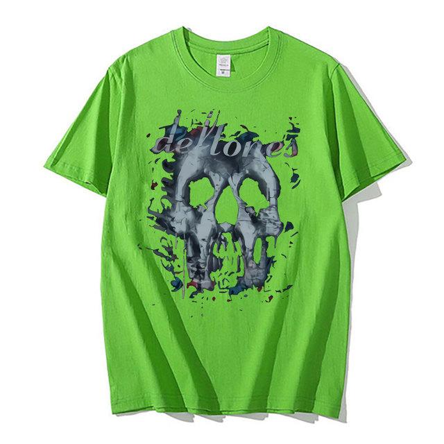 Deftones Skull Black Graphic Print Футболка з коротким рукавом Чоловіки Жінки Альтернативний реп Метал Група Брендова футболка Топи Чоловічі футболки M зелений
Deftones Skull Black Graphic Print Футболка з коротким рукавом Чоловіки Жінки Альтернативний реп Метал Група Брендова футболка Топи Чоловічі футболки M зелений