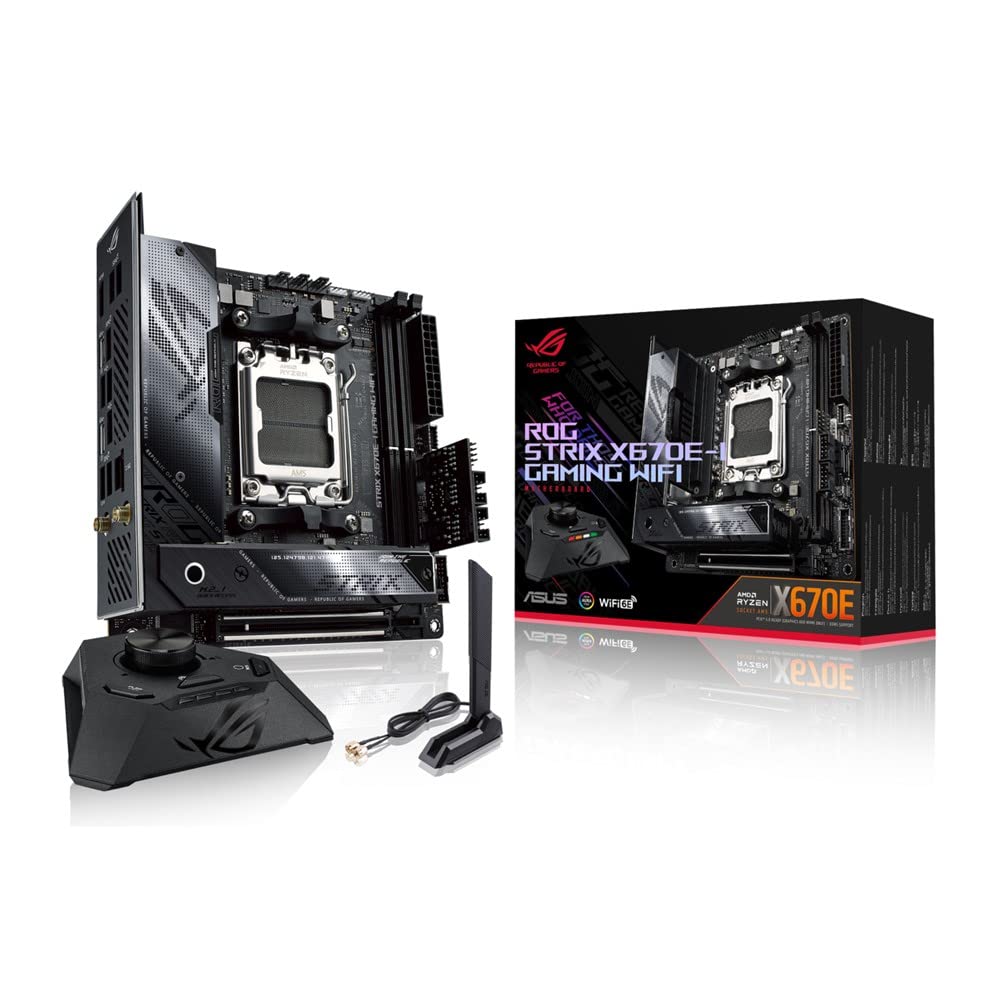 ASUS ROG STRIX GAMING WIFI AMD Ryzen 7000 series AM5 compatible X670 equipped authorized distributor product X670E-I Mini-ITX motherboard/domestic
ASUS ROG STRIX GAMING WIFI AMD Ryzen 7000 series AM5 compatible X670 equipped authorized distributor product X670E-I Mini-ITX motherboard/domestic