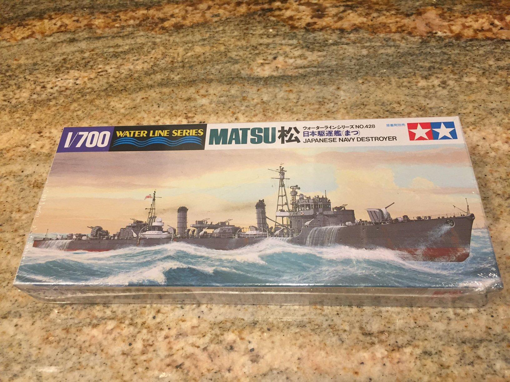 Серия Tamiya Waterline 428 Эсминец Императорского японского флота Мацу Пластиковая модель 31428 1/700 №
Серия Tamiya Waterline 428 Эсминец Императорского японского флота Мацу Пластиковая модель 31428 1/700 №
