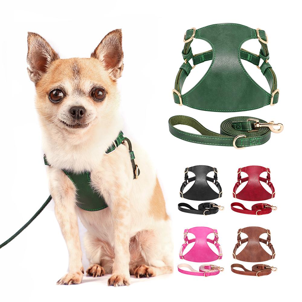 Puppy Dog Harness and Leash Set Soft PU Leather Dogs Cat Vest Harness With Lead Leash For Small Medium Dogs Cats Chihuahua 2XS
Puppy Dog Harness and Leash Set Soft PU Leather Dogs Cat Vest Harness With Lead Leash For Small Medium Dogs Cats Chihuahua 2XS