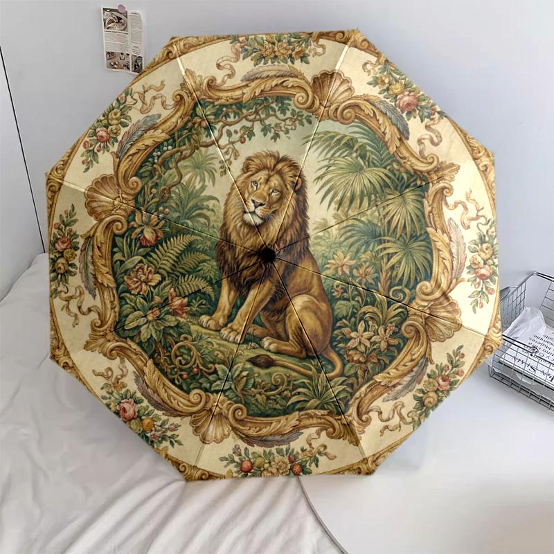 1 PC Automatic Folding Umbrella -Lion Decoration Pattern, Portable & Foldable Design with 8 Ribs, Christmas Birthday Gifts
1 PC Automatic Folding Umbrella -Lion Decoration Pattern, Portable & Foldable Design with 8 Ribs, Christmas Birthday Gifts